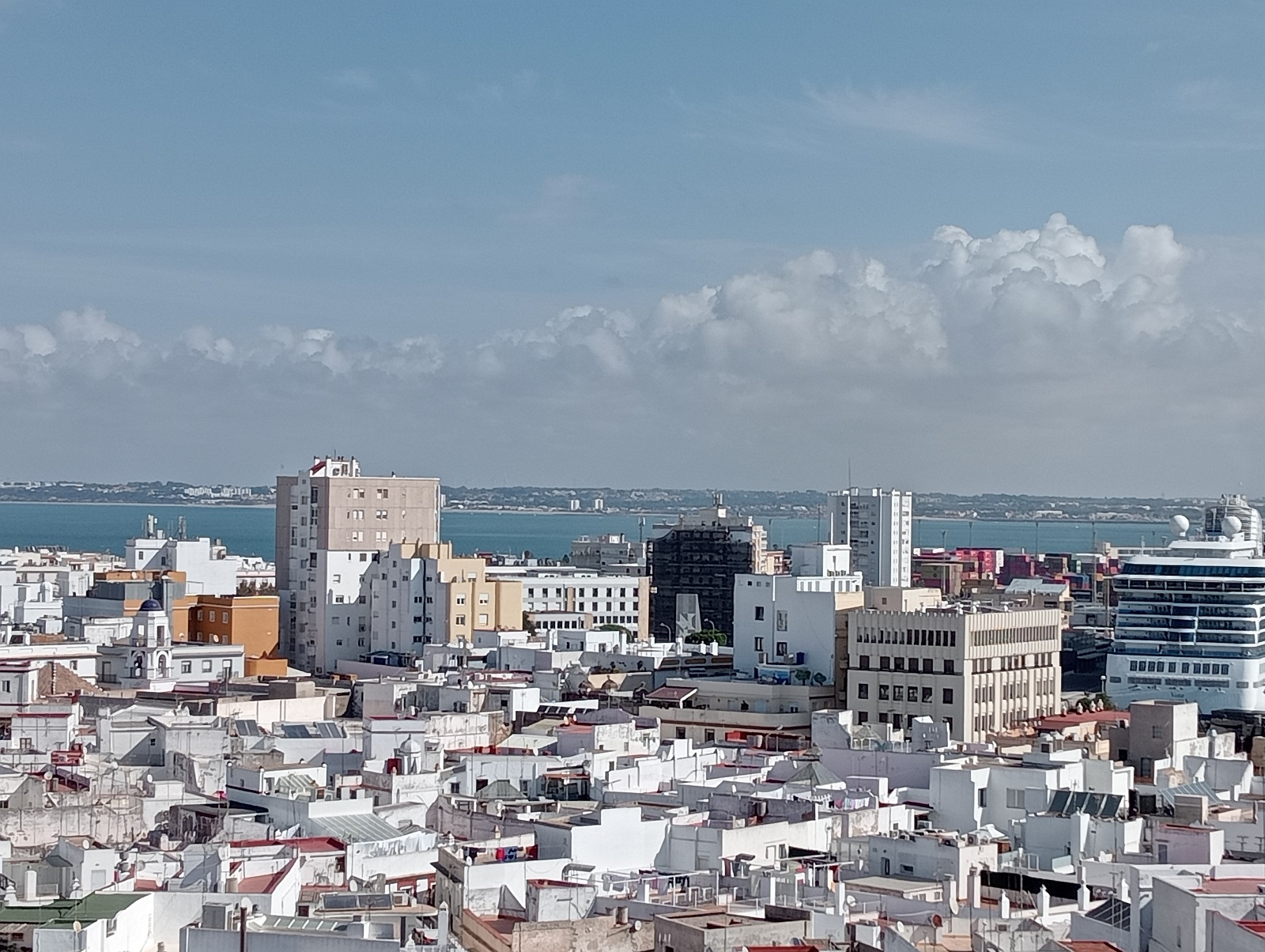 on top of Cathedral tower  -  view of the city